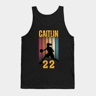 Caitlin Basketball 22 for Basketball Fans Tank Top